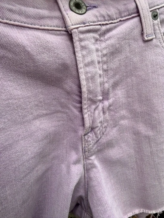 Lucky Brand The Cut Off Denim Shorts -Sz 14 -Lavender Purple - Picture 14 of 14